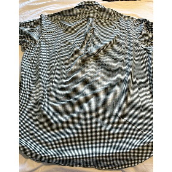 Ralph Lauren Custom Fit Hunter Green/White Check Orange Pony XXL Shirt Button Up - Picture 10 of 11